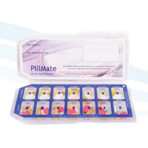 Pillmate - 2 Slots - Blister Packs (300 Pcs)