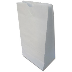Prescription Paper Bags Plain – White/Brown (10 LB)