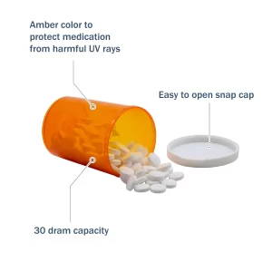 30 DR Snap Cap Vials (160 Pcs)