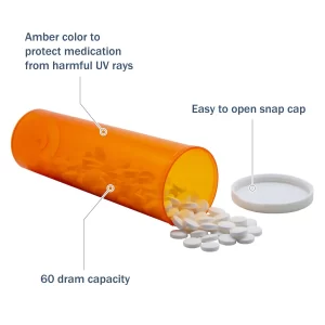 60 DR Snap Cap Vials (96 Pcs)
