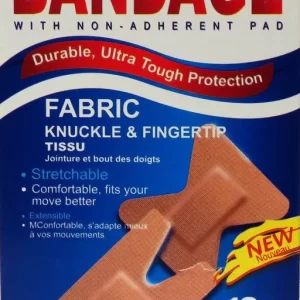 Instant Aid - Pur-Est Bandage Fabric Knuckle & Fingertip - 12's