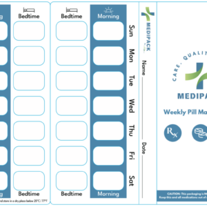 MediPack – Tri-Fold – Cold Seal – Blister Packs (2 x 7)